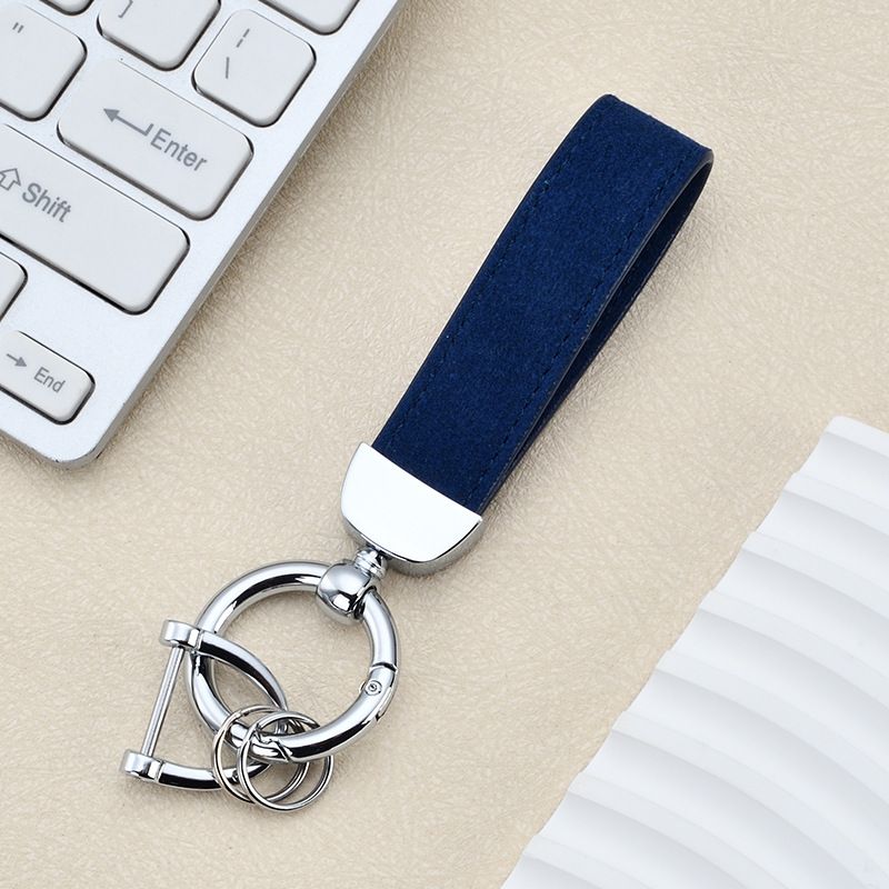 Neu Leder Schlüssel Kette Schlüssel Ring Multi-farbe Schlüssel Zubehör Pelz_voghion.com