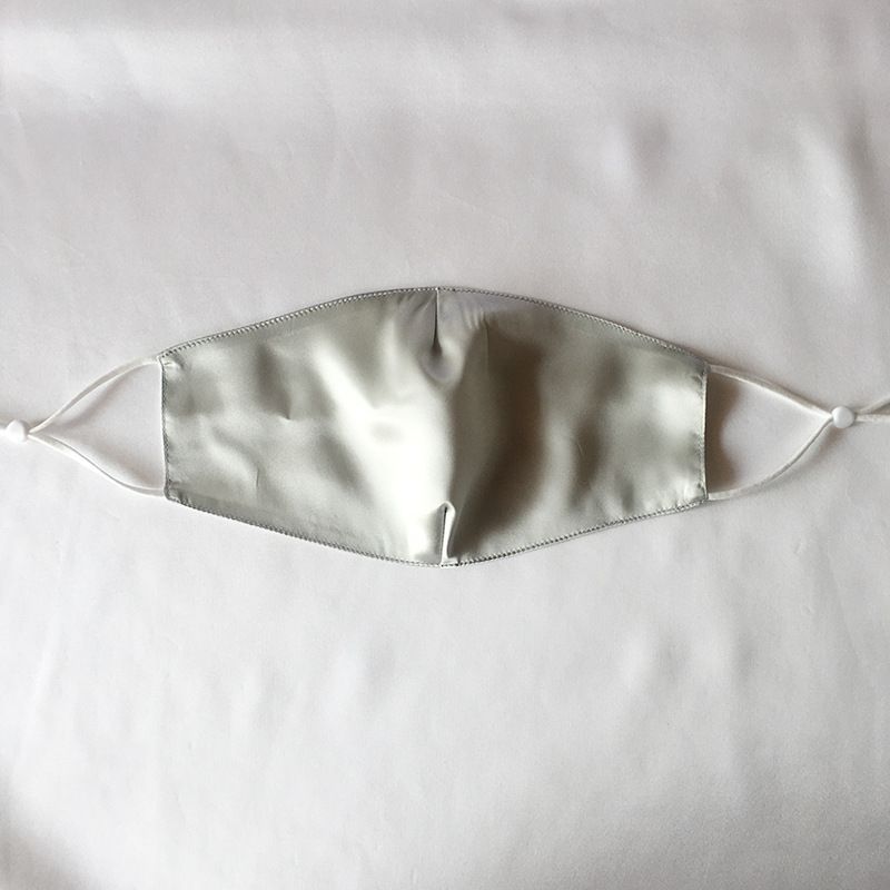 ​22 Momme 100% Mulberry Silk Face Mask - Unisex Lightweight & Breathable (UV Protection Dustproof Multi-Color Options Luxury Comfort)​_voghion.com