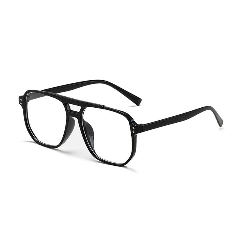 Gafas de sol estilo aviador con montura y protección UV para mujer, estilo vintage Ocean Piece, con doble haz y diseño de uñas de arroz._voghion.com