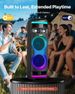Karaoke Machine For Adults 8 In Portable Bluetooth Speaker 2 Wireless Microphone_voghion.com