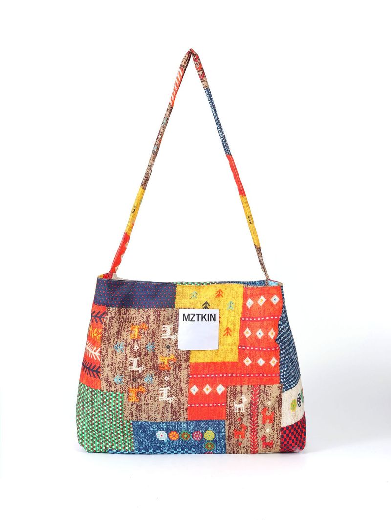 Weixue Same Nepal Patchwork Handgefertigte neue Canvas-Umhängetasche im Ethno-Stil, vielseitige tägliche Schulter-Umhängetasche für Damen_voghion.com