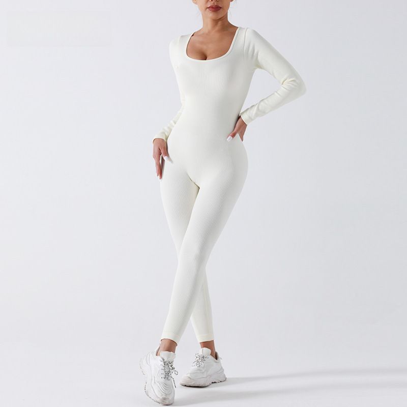 Seamless One-Piece Yoga Suit For Women_voghion.com