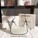 Origineel ontwerp, geavanceerd gevoel, de populaire geplooide tas van dit jaar, dames zomer niche design halvemaanvormige tas, onderarmtas, schoudertas_voghion.com
