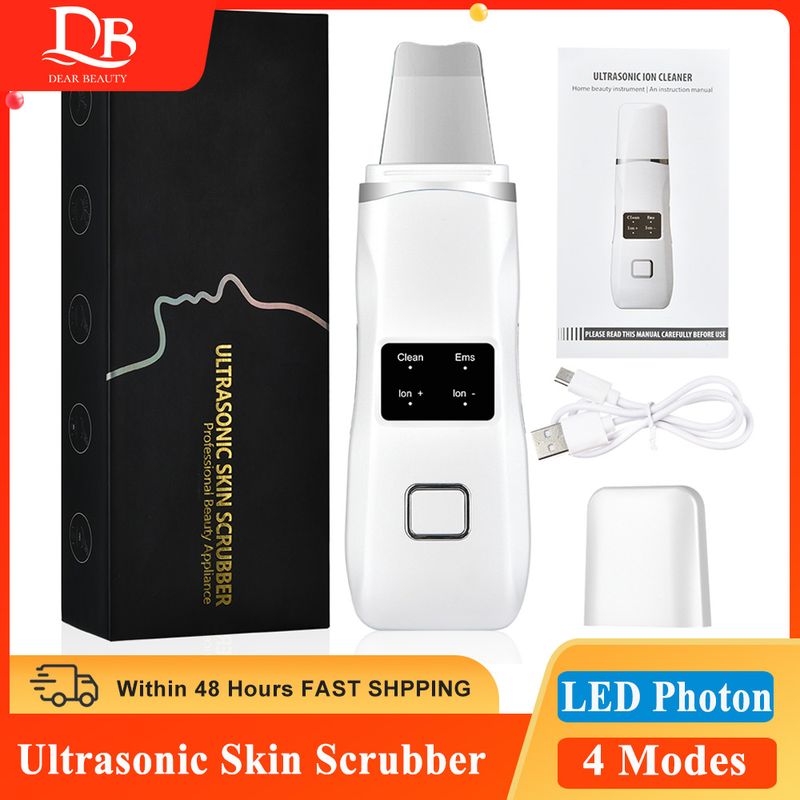 Face Scrubber Ultrasonic Cleaning hine Black Point Scraper Cosmetic Apparatus Face Cream Spatula Peel Cavi_voghion.com