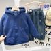 Boys' Fleece-Lined Hooded Winter Coat, Thickened Cotton Jacket For Kids, Warm & Stylish Outerwear For Cold Weather_voghion.com