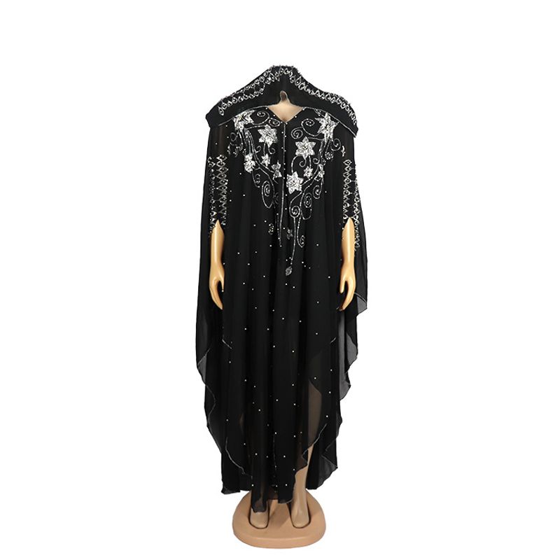 Jurk Robe Parel Chiffon Zware Hete Diamant Kanon Kralen_voghion.com