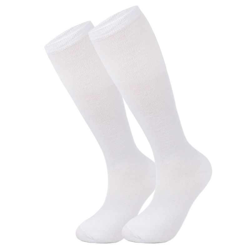 Three-Bar Compression Socks - Performance Knee Socks (Football/Dance/Golf, 15-20mmHg)_voghion.com
