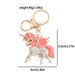 Cute Creative Color Diamond-encrusted Little Pegasus Unicorn Rainbow Horse Alloy Keychain Jewelry Bag Pendant_voghion.com