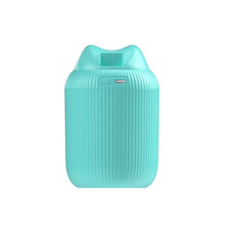 Mini humidificateur USB pour la maison, le bureau et la voiture – Ultra silencieux, portable, minuterie 2 à 8 h, brumisateur à 1 buse, idéal pour les petits espaces (blanc/vert/rose)_voghion.com