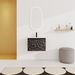 24'' Floating Wall-Mounted Bathroom Vanity With Ceramics Sink & Soft-Close Cabinet Door, KD-Package_voghion.com