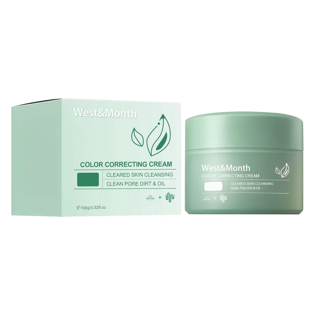 West&Month Color Correction Care Cream For Repairing Dullness And Moisturizing After Sun Exposure_voghion.com