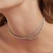 New Stylish Simple Rhinestone Necklace, High-end Personalized Open Double-row Neck Chain Accessories Women's Necklace_voghion.com