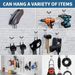 Garage Storage Hooks 10 Pieces Heavy Steel Tools Utility J Wall Mount Suitable For Bicycles Chair Ladders And Garden Finishing_voghion.com