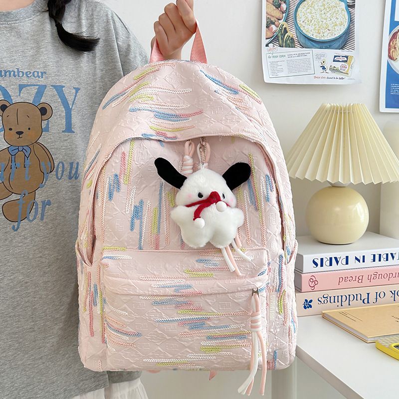Zaino giapponese alla moda, grande, morbido, di grande capacità, con capacità elevata, semplice e alla moda_voghion.com