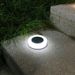 8 LED Solcelledrevet Græsplæne LED Natlampe Solcelledrevet Nedgravet Lys Have Udendørs Sti Gulv Under Jord Trappe Terrasse Lys_voghion.com