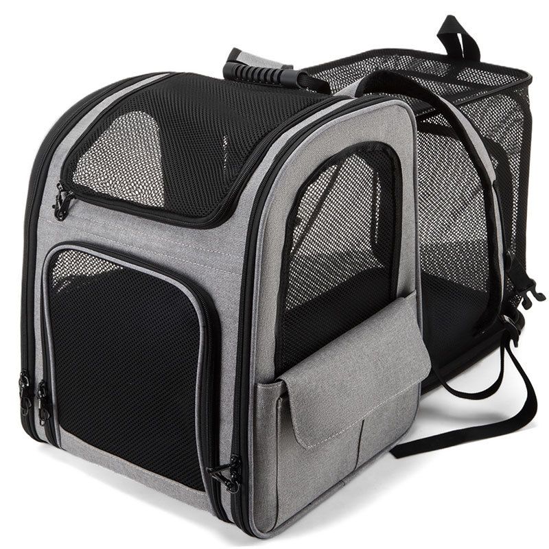 Sac à dos pour animaux de compagnie, sac pour chat, portable, respirant, pliable, extensible, sac à dos pour chien, grande capacité_voghion.com