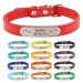 Personalized Leather Collar I Have A Date With Pet, Red_voghion.com
