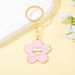 Popolare piccolo portachiavi con fiore di ciliegio fresco rosa, amore, ragazza carina, ciondolo in lega di zinco, vendita calda_voghion.com