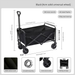 Carrito de picnic portátil para exteriores, remolque pequeño, puesto de camping, carrito plegable_voghion.com