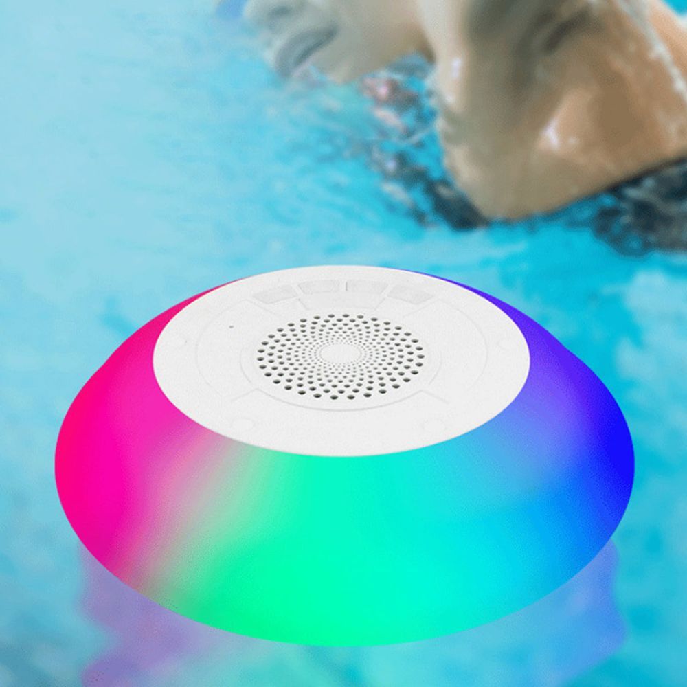 Floatilla Bluetooth LED Enabled Waterproof Speaker For Pools And Outdoors_voghion.com