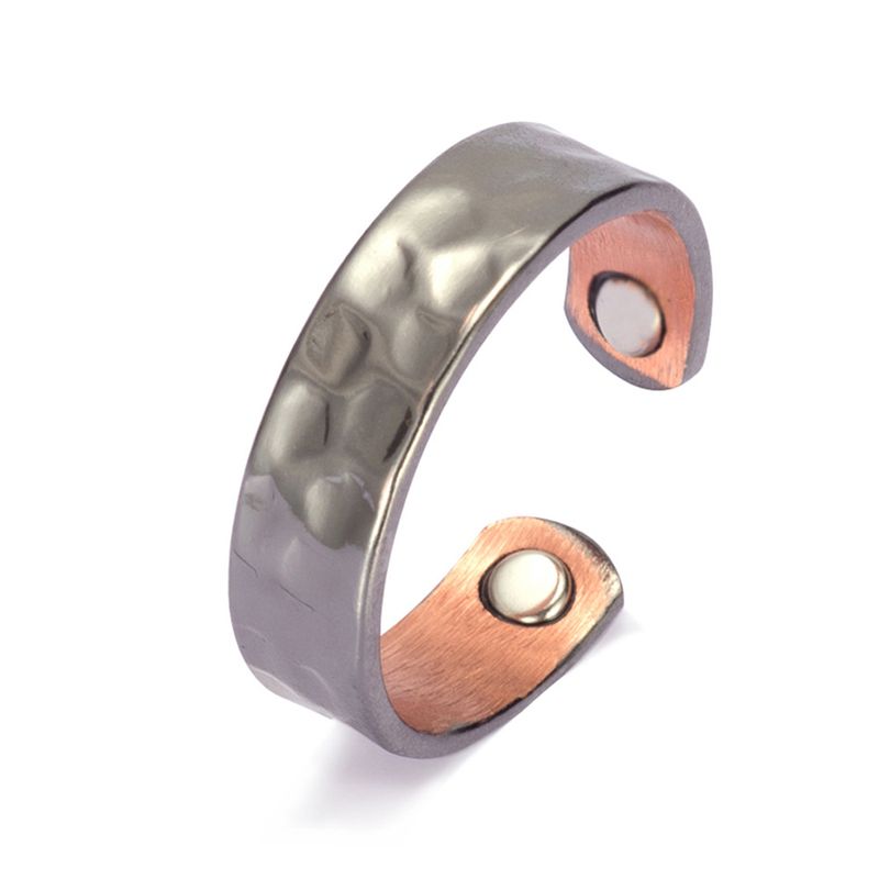 Anello in rame puro con effetto magnetico rosso per la salute_voghion.com