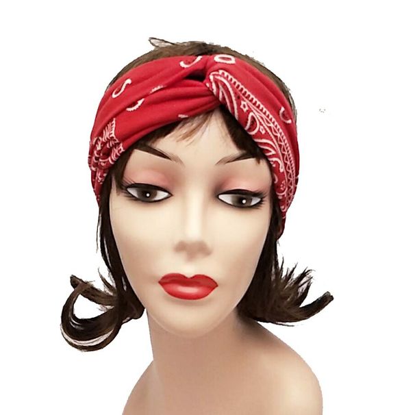 Faixa de cabeça esportiva com estampa de caju vintage e borda larga unissex, faixa de cabeça com lavagem facial, maré_voghion.com