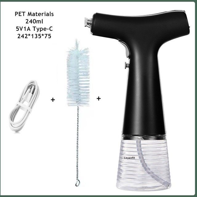 Elektrisk olivoljespruta, flaskdispenser, elektrisk oljeflaska, sojavinägerförvaringsflaska, elektrisk oljedispenser, spruta_voghion.com