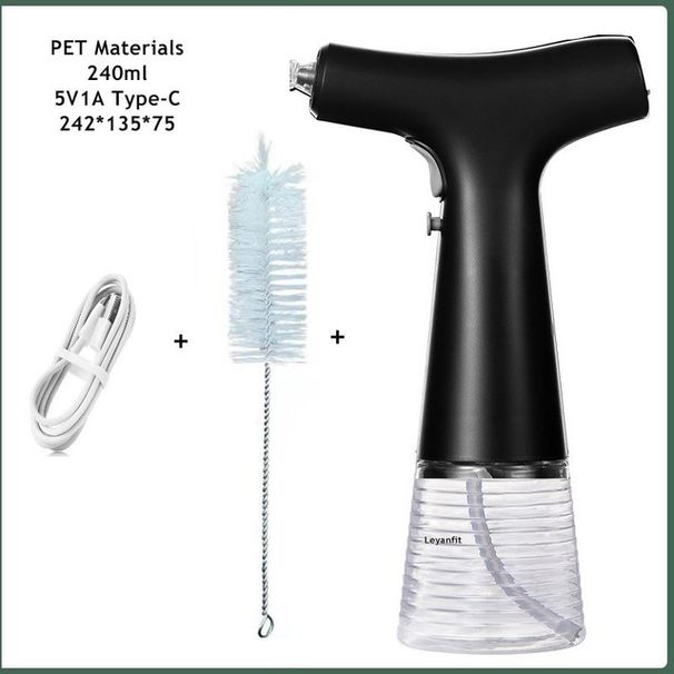 Elektryczny dozownik do oliwy z oliwek, butelka z olejem elektrycznym, butelka do przechowywania sosu sojowego, octu, elektryczny dozownik do oleju, opryskiwacz_voghion.com