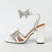 Women's Thin Strap Combination Butterfly Decorated Open Toe Block Heel High Heel Sandals_voghion.com