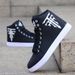 Men's Casual High-Top Sneakers With Lace-Up Design, Breathable PU Upper & Durable Rubber Sole For Running, Walking & Daily Wear (Sizes 39-48)_voghion.com