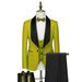 CT Men's New Business Casual Set For Wedding Groom Tuxedo Three-Piece Suit_voghion.com