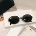 Top Trend Metal Full Frame For Women Sexy Wrap Dress Girls Beach Street Photo Sun Gla Vintage Oval Green Lens_voghion.com