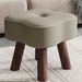 High-end Adult Internet Celebrity Solid Wood Small Flower Sofa Home Coffee Table Living Room Four-leaf Clover Stool_voghion.com