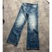 Mother & Kids Teen Boys' Distressed Bootcut Jeans – Lightning Wash & Slim Fit (S-3XL, Black/Blue)_voghion.com