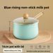 Herbstblau Keramik Expansion Milch Babynahrung Einhand-kleine Suppe Topf Haushalt Herd Universal_voghion.com