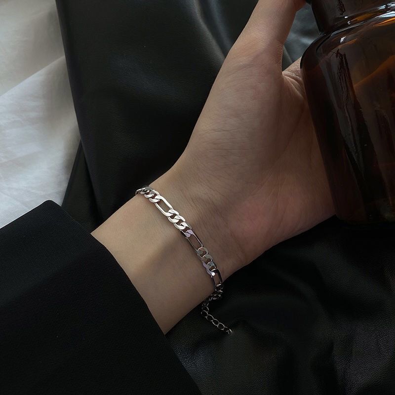 Braccialetto di perle versatile coreano per donna, stile Ins, sensazione di nicchia, bracciale in acciaio al titanio, bracciale di coppia, gioielli per le mani_voghion.com