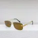 Sun Fashionable Classical Vintage Rectangle Rimless Premium Titanium Acetate Men Women Stylish A High Quality_voghion.com