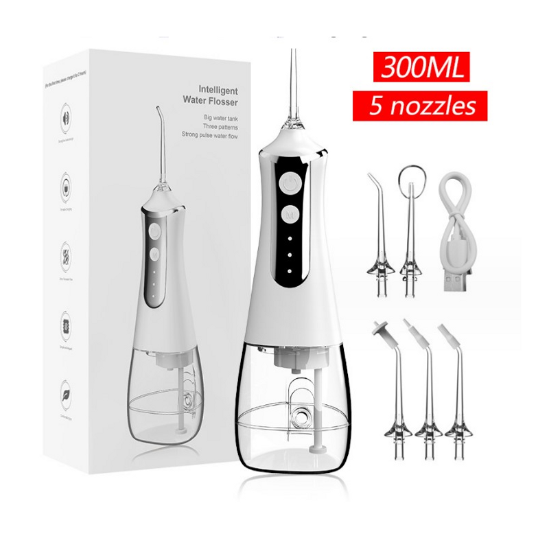 Heißer verkauf Tragbare IPX7 Irrigator Elektrische Dental Schnurlose Wasser Zähne Reinigung Oral Flosser_voghion.com