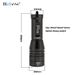 Freediving Pocket Portable 14500 AA L2 Keychain Flashlight Diving Mirror Light_voghion.com