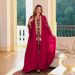 INS Muslim Embroidered Robe Abaya Light Luxury Evening Two Piece Set Dress_voghion.com