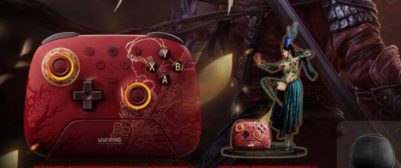 8BitDo Mingmo Collaboration Wireless Game Controller für PC Steam Motion Sensing Android RGB Drei-Modus Dual-Cut Trigger_voghion.com