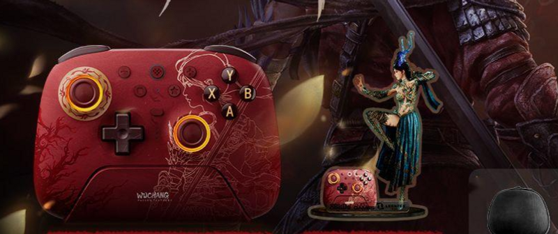 Manette de jeu sans fil 8BitDo Mingmo Collaboration pour PC, détection de mouvement Steam, Android, RVB, trois modes, double déclenchement_voghion.com