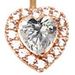 Piercing per ombelico in acciaio inossidabile a forma di cuore, con bottone intarsiato, europeo e americano, a doppio cuore, transfrontaliero_voghion.com