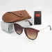 1 Piece Fashion Raobaa Glasses Sunglasses Designer Men's Ladies Brown Case Black Metal Frame Dark Lens_voghion.com