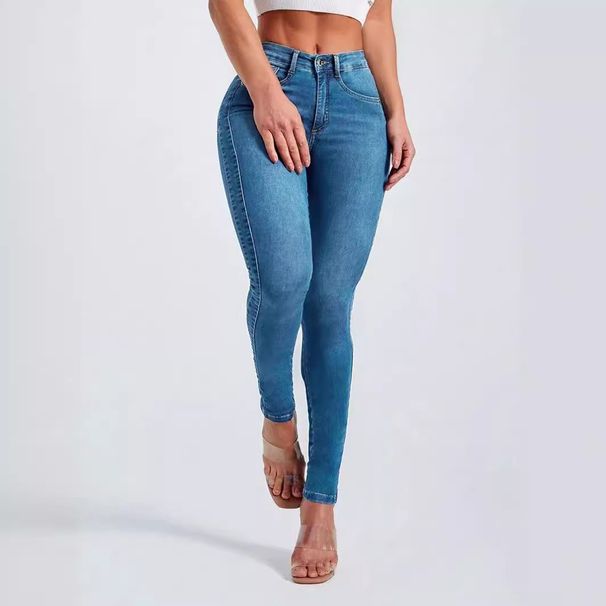 K New Jeans alla caviglia, elasticizzati, aderenti e a vita alta per donna_voghion.com