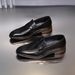 N3193 Echtes Leder Vielseitige Business Casual Schuhe Herbst Neue Weiche Sohle Slip-On Loafer Für Männer_voghion.com