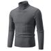 Neue Männer Pullover a collo alto Einfarbig Pullover Gestrickte Warme Casual Rollkragen Sweatware Woolen Herren Winter Outdoor Tops_voghion.com