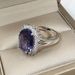 Neu Zubehör Royal Blau Oval Multi-Diamant frauen Zirkon Ring Gerade_voghion.com