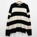Men's Clothing Crewneck Stitching Design Sense Soft Waxy Sweater New Knitted Sweater Loose Top _voghion.com