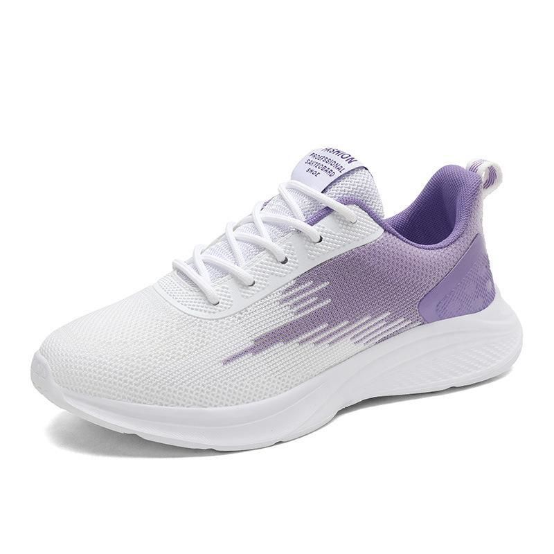Mesh sports women in spring 2024, new breathable mesh for leisure running, lightweight travel, soft sole jump rope shoes_voghion.com